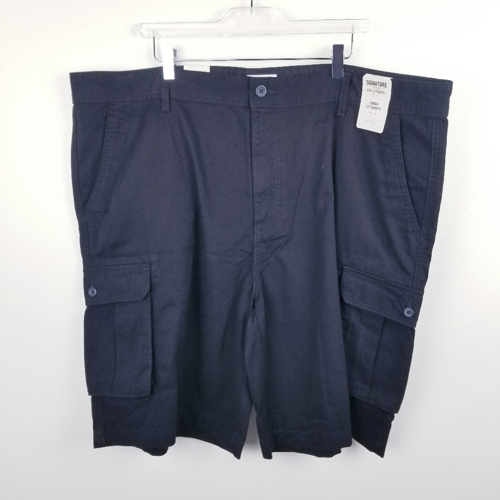 Signature Gold by Levi Strauss Black Cargo Shorts NWT
